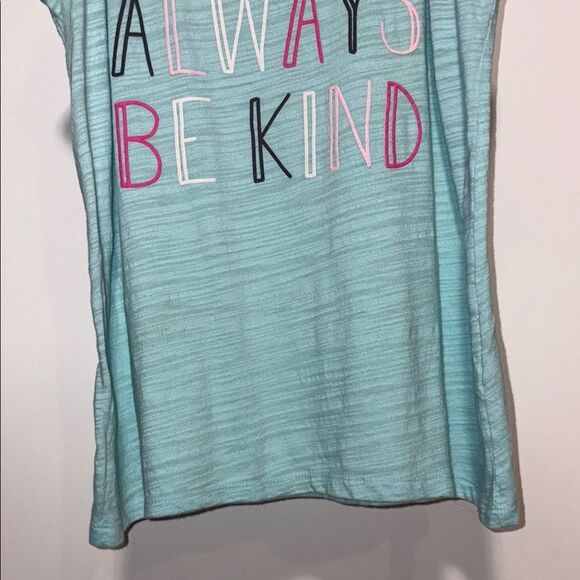 Secret Treasures Light Blue 'Always Be Kind' Pajama Tank - Picture 3 of 7
